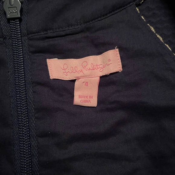 Lilly Pulitzer Navy & Gold Minidress - Picture 8 of 8